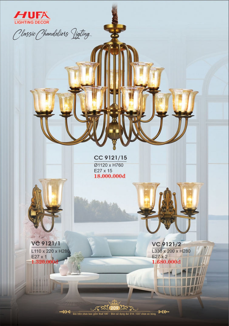 Bảng giá đèn trang trí HUFA